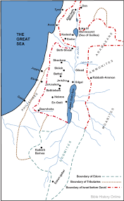 Map Of The Kingdom Of David And Solomon Bible History Online