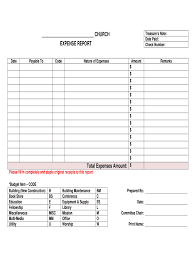 expense report form pdf fill