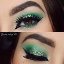green makeup tutorial