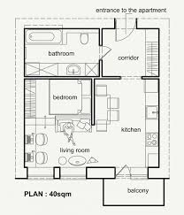 2 Beautiful Small Apartment Plans Under
