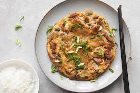 egg foo yung chinese omelet with