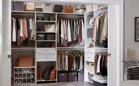 This closet uses crown molding for shoe storage, wall hooks to showcase (and store!) handbags and hats, and a galvanized pipe rack to hold an enviously. Walk In Closet Ideas The Home Depot