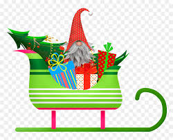 Elf clipart leave a comment. Christmas Gnome In Santa S Sleigh Clipart Clipart Elf On The Shelf Cartoon Hd Png Download Vhv