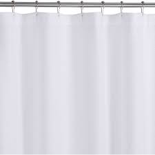 pebble matelé white shower curtain