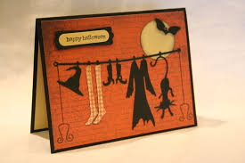Free shipping on orders $79+! Witch S Laundry By Razldazl Cards And Paper Crafts At Splitcoaststampers Halloween Cards Handmade Halloween Greeting Card Halloween Paper Crafts