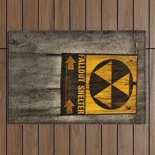 fallout shelter outdoor rug by julie