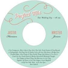 Personalized Wedding Cd Labels Swing Style Meg And