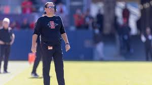 San Diego State coach Brady Hoke: 'No excuses' for Aztecs' blowout loss in  Mountain West title game