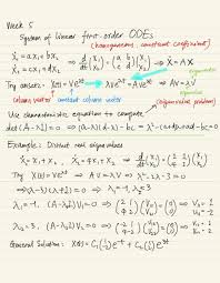 Systems Of Diffeial Equations