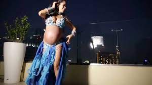 Pregnant belly dancing porn