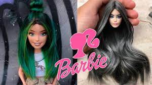 barbie hair tutorial and color