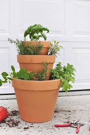 Stacked Herb Garden Delineate Your