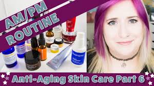 anti aging skin care am pm routines