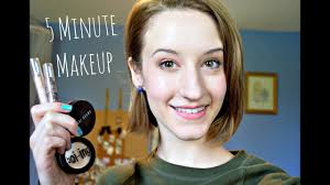 5 minute makeup routine clically