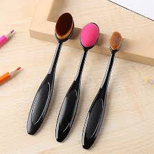 3pcs lot blending brushes oval makeup
