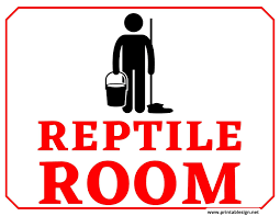 janitor room sign free