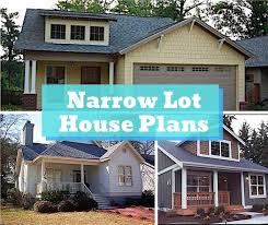 narrow lot house plan