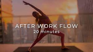 20 min after work yoga flow full body