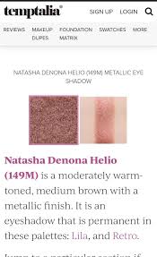 natasha denona eyeshadow helio 149