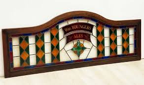 Large Wm Youngers Ales Stained Glass