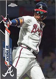 #193 rookie rc psa 10. Amazon Com 2020 Topps Chrome 112 Ronald Acuna Jr Atlanta Braves Baseball Card Collectibles Fine Art