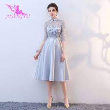 9.a wedding dress with a plunging neckline and a trendy cutout in the back that will make your grandma blush — but she can't complain because it has sleeves! 2021 Plus Size Bridesmaid Dresses Short Wedding Party Dress Bn142 Bridesmaid Dresses Aliexpress