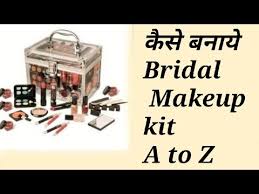 how to make bridal makeup kit step by