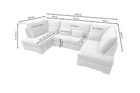 london grey fabric u shape corner sofa
