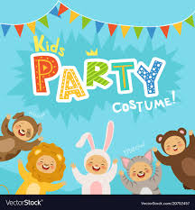 Kids Party Invitation With Of Happy