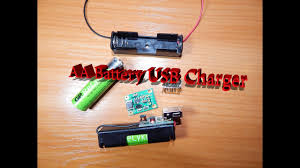 I can plug my camera directly to one of the cables from the bundle. Aa Battery Usb Charger Diy Youtube