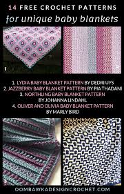 14 unique baby blanket crochet patterns