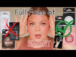 full face of new kmart makeup o