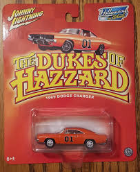 Smncc Toys Hobbies Diecast Toy Vehicles Johnny Lightning 2004 Johnny Lightning Hollywood On Wheels The Dukes Of Hazzard White Lightning 1 64 1969 Dodge Charger General Lee White Rims