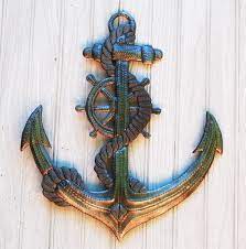 Anchor Wall Hanging 2 Sizes Boating