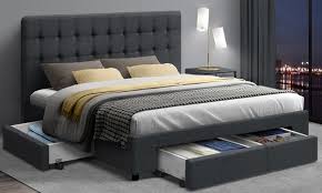Bed Frame With Headboard And Storage