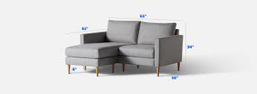 Loveseat With Chaise Allform