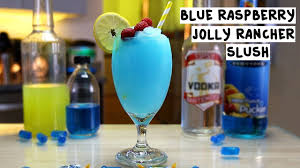 drinks with blue raspberry vodka