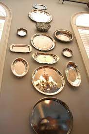 Silver Platters Plates On Wall
