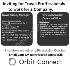 travel agency manager orbit connect