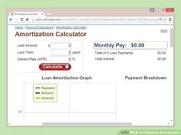 Amortization Loan Calculator Excel Image Titled Calculate