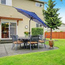 Push On Tilt Outdoor Patio Umbrella