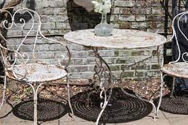 French Antique Wrought Iron Table