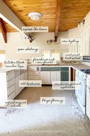 a frame kitchen remodel design plan and