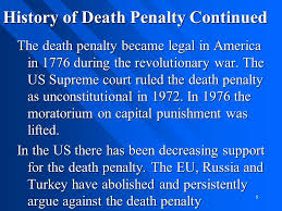 the history of penalty 591
