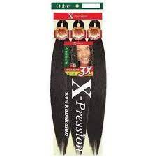 Super light weight and easy to manage. X Pression 3x Ultra Pre Stretched Braid 52 Beauty Depot O Store
