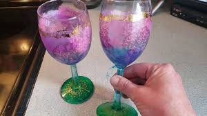 Ink Glass Wine Glass Crafts