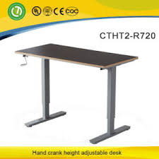 Considered overall best for most: China Hand Crank Height Adjustable Desk To Sit And Stand China Height Adjustable Desk Standing Desk