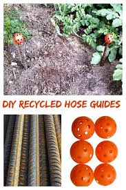 Diy Hose Guides Easy Recycled Garden