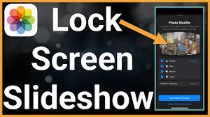 add slideshow to iphone lock screen