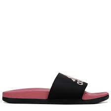 Adidas Womens Adilette Slide Sandals Core Black Vapour